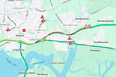 Delays on the A27 this morning.