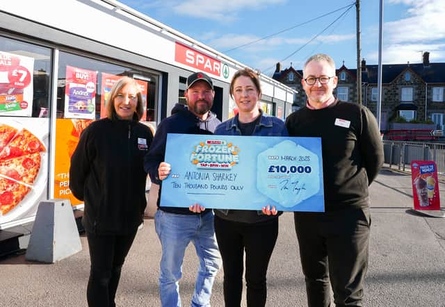 Antonia Sharkey didn’t believe what she was hearing when she got the winning call 