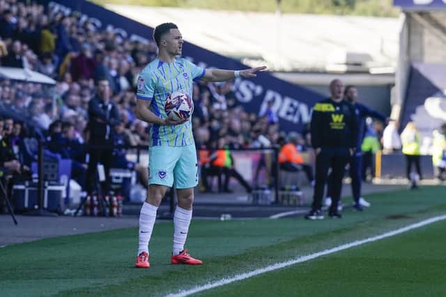 Jordan Williams started at right-back for Pompey at Millwall