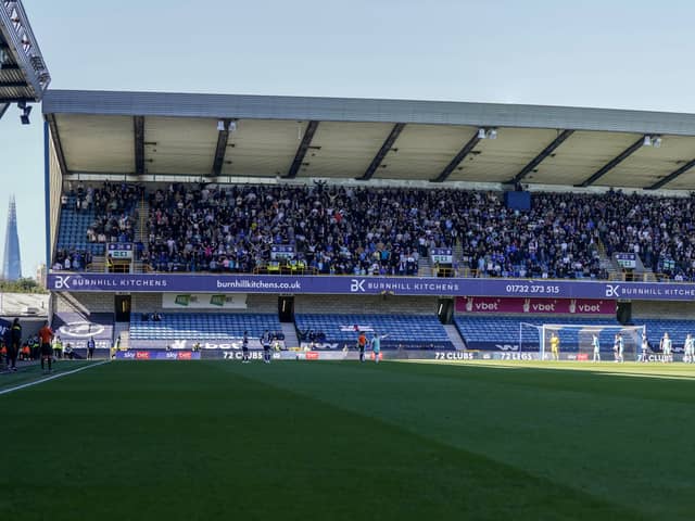2,000 Pompey fans made themselves heard at Millwall. Pic: Jason Brown/ProSportsImages