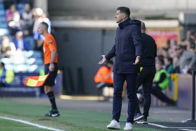 John Mousinho admitted it was 'deja-vu' for Pompey after another last-gasp away defeat. Picture: Jason Brown/ProSportsImages