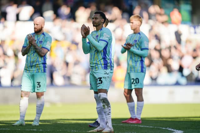 Pompey fell to another away defeat on Saturday.