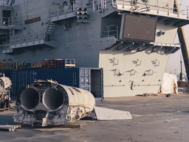 HMS Prince of Wales is due to be deployed to the Indo-Pacific region later this month, with Royal Navy sailors at HMNB Portsmouth carrying out emergency scenario training drills.