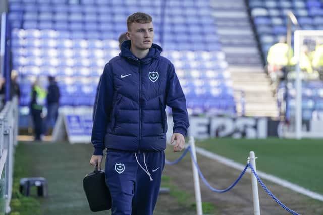 Mark O'Mahony missed Pompey's trip to Millwall with a back injury. Picture: Jason Brown/ProSportsImages