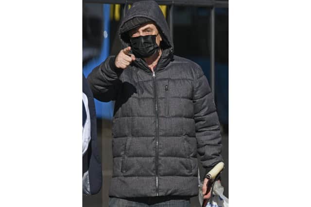 Terence Bennett at Portsmouth Magistrates Court after being found guilty of found guilty of sexually assaulting his pet dog after a neighbour saw him abusing the animal through a gap in his curtains.