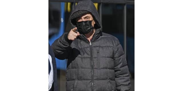 Terence Bennett at Portsmouth Magistrates Court after being found guilty of found guilty of sexually assaulting his pet dog after a neighbour saw him abusing the animal through a gap in his curtains.