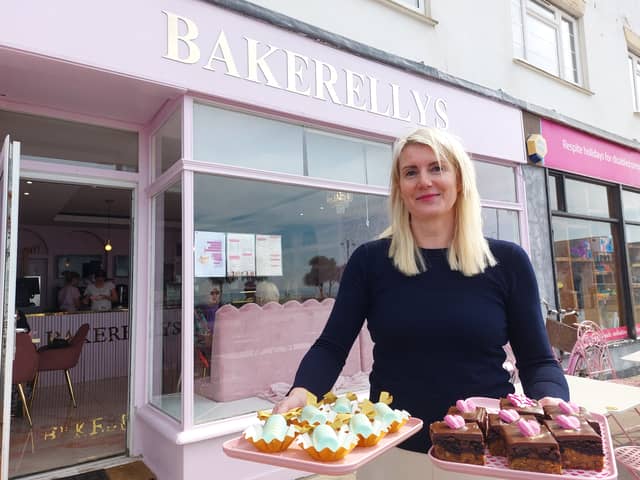 Ellie Ostler started Bakerellys online five years ago before opening the bakery in Lee-on-the-Solent last month.