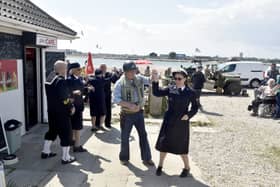A family festival, commemoration service and beacon lighting have all been planned to celebrate the 80th anniversary of VE Day on Hayling Island.  Pictured is The Ferryboat Inn and John's Cafe D Day celebration day.