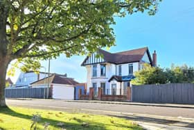 This four bedroom home comes with two bathrooms and three reception rooms. 