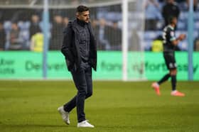 A gutted John Mousinho after Pompey's 94th-minute defeat at Coventry. Picture: Jason Brown/ProSportsImages
