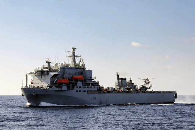 RFA Argus is back at sea and is undergoing trials ahead of a full return to the fleet, where she will support Royal Navy operations.