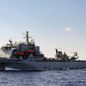 RFA Argus is back at sea and is undergoing trials ahead of a full return to the fleet, where she will support Royal Navy operations.