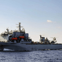 RFA Argus is back at sea and is undergoing trials ahead of a full return to the fleet, where she will support Royal Navy operations.
