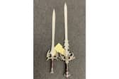 Swords were seized by police during a raid of a property in Gosport.