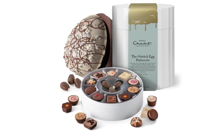 You don't just get an egg, you get an amazing selection of chocolate desserts