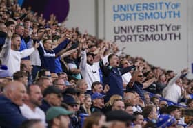 Pompey fans were in fine voice once again as they backed their team in the 2-2 draw with Derby County.