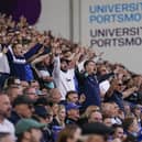 Pompey fans were in fine voice once again as they backed their team in the 2-2 draw with Derby County.