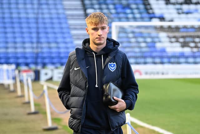 Pompey are awaiting the results of Thomas Waddingham's scan after reporting a hamstring issue.