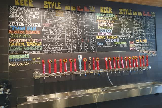 Eeny, meeny, miny, moe... Should I go for the Savage Mondo or Hunga Tunga?  A beer for all tastes is waiting for drinkers at the Smartmouth Brewing Company