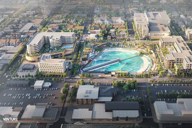 Atlantic Park in all its glory - guaranteed to bring a smile to the face of Pharrell Williams and future visitors to Virginia Beach