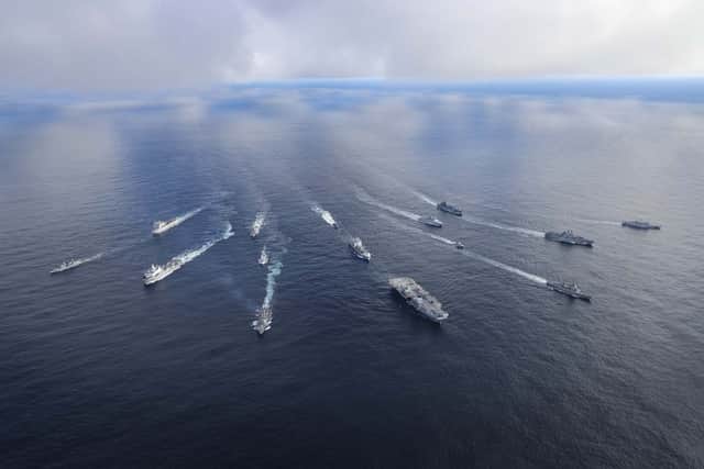 HMS Prince of Wales will lead a UK Carrier Strike Group during a nine-month deployment to the Indo-Pacific region. Various Royal Navy ships, aircraft and international vessels will be a part of the formation.
