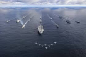 HMS Prince of Wales will be joined by a myriad of different aircraft when she deploys to the Indo-Pacific region. She will be joined by various Royal Navy ships and other capabilities.