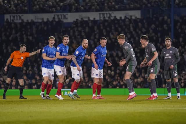 Pompey beat Cardiff 2-1 at Fratton Park in February