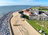 De Gomme finished at the theatre of the sea at Southsea Castle