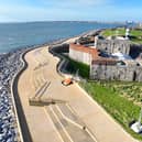 De Gomme finished at the theatre of the sea at Southsea Castle