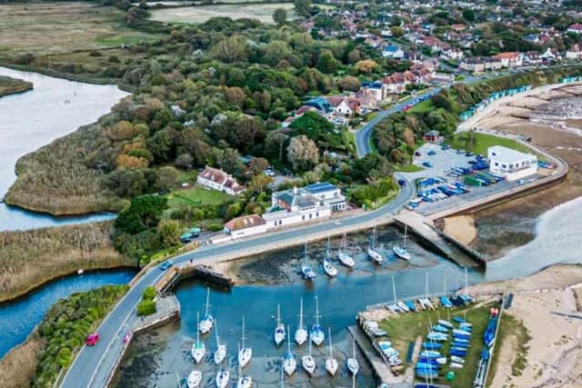 The Titchfield Haven Visitor Centre site