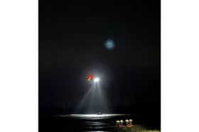 Coastguard teams from Hayling Island, Portsmouth and Selsey helped rescue three people stuck in the mud off Hayling Island last night (April 15)