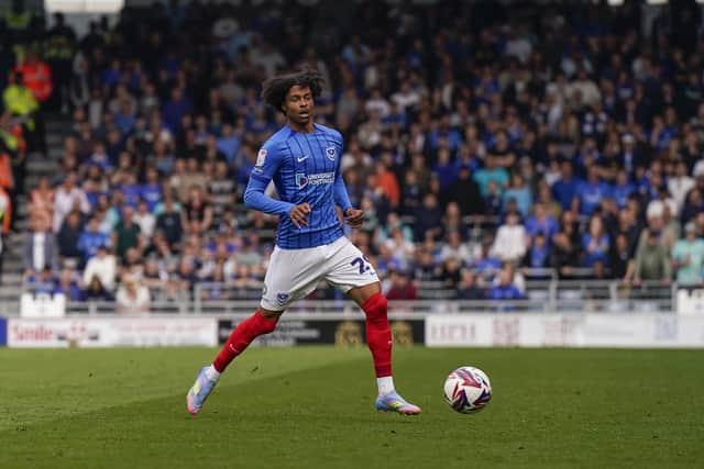 Harvey Blair came on as a second-half substitute against Derby last Saturday