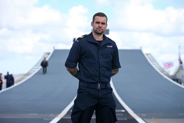 WO2 Glen Clifton from Fareham is proud to represent Portsmouth and the Royal Navy on a global stage, but is conscience of the impact this will have on his family.