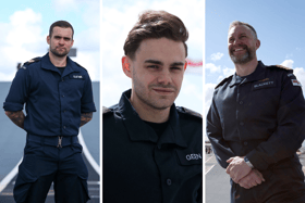 Portsmouth sailors have expressed their pride at serving on HMS Prince of Wales during the Royal Navy's biggest deployment in recent years. The carrier will take charge of the UK Carrier Strike Group on Operation Highmast.