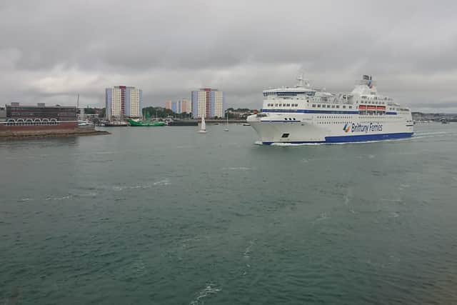 Brittany Ferries ship MV Normandie will be making her final journey to and from Portsmouth as she is set to be replaced by MV Guillaume de Normandie. Pictured is her sailing from the port last year.