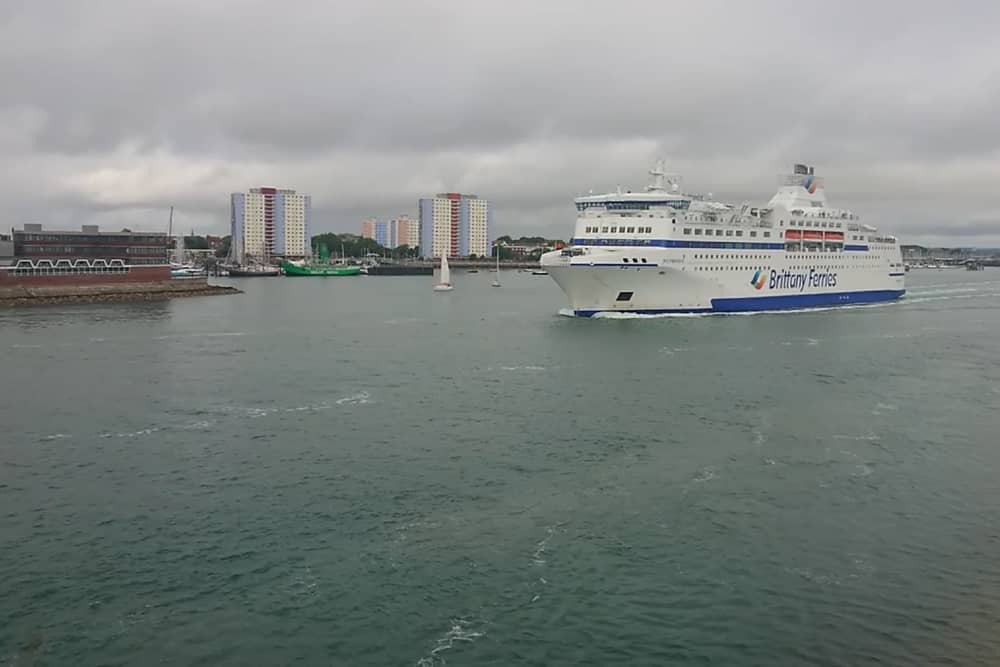 Brittany Ferries ship MV Normandie will be making her final journey to and from Portsmouth as she is set to be replaced by MV Guillaume de Normandie. Pictured is her sailing from the port last year.