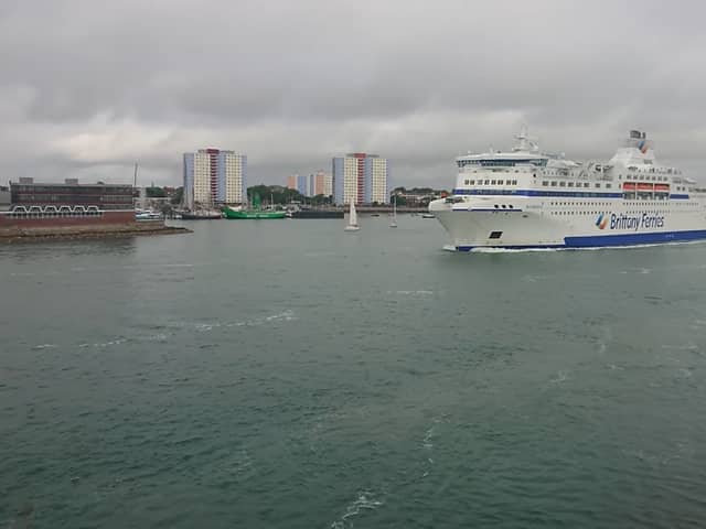Brittany Ferries ship MV Normandie will be making her final journey to and from Portsmouth as she is set to be replaced by MV Guillaume de Normandie. Pictured is her sailing from the port last year.