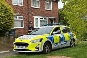 Police have been in Timsbury Crescent, Havant, on April 18, 2025, following the discovery of a woman's body. 

Picture: Sarah Standing (180425-4318)