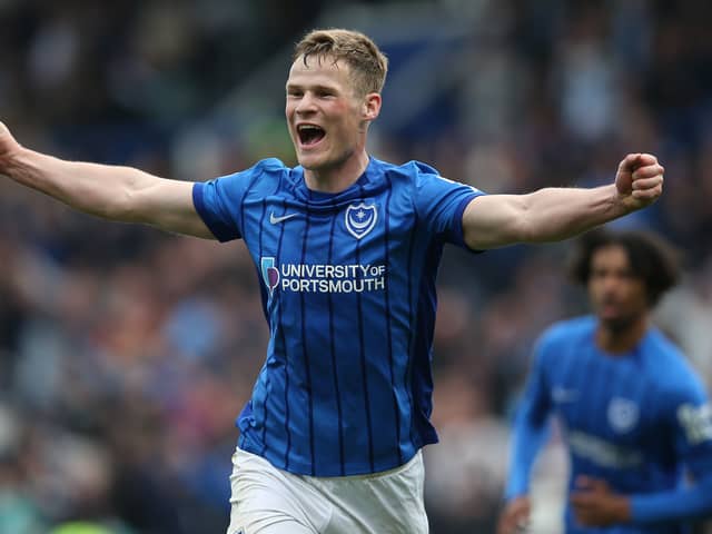 Rob Atkinson is on loan at Pompey from Bristol City