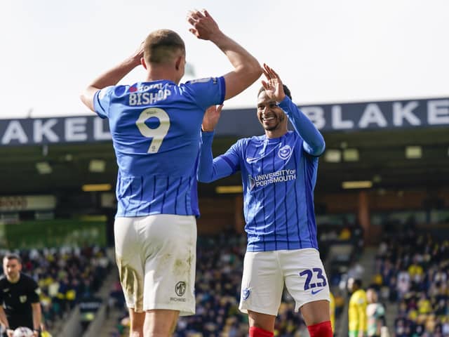 Colby Bishop is an injury doubt for Pompey's clash with Watford on Bank Holiday Monday. Picture: Jason Brown/ProSportsImages