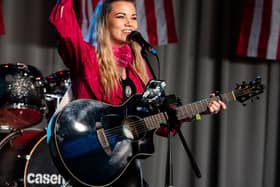 Kirstie Kraus performs on the main stage at Country on The Coast Festival 2024, South Parade Pier, Portsmouth. 
Photo Credit EJ Event Photography
