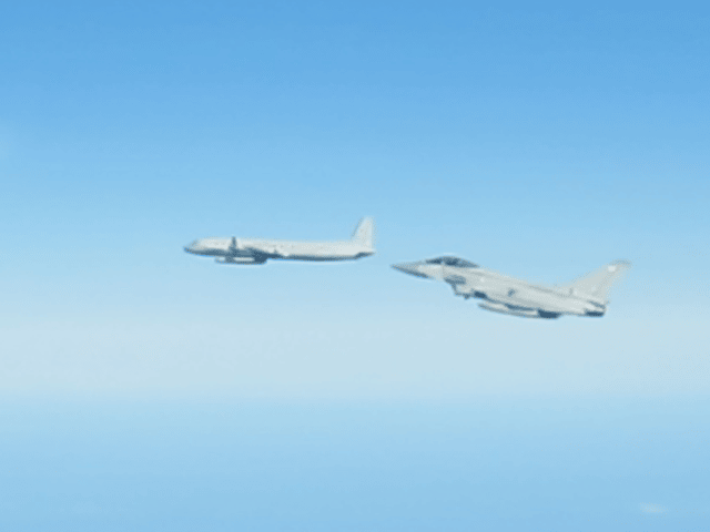 RAF Typhoon jets were scrambled to intercept Russian aircraft flying near Nato airspace.