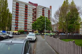 An air ambulance and police units have been scrambled to Pickwick House in Wingfield Street, Buckland, this evening.