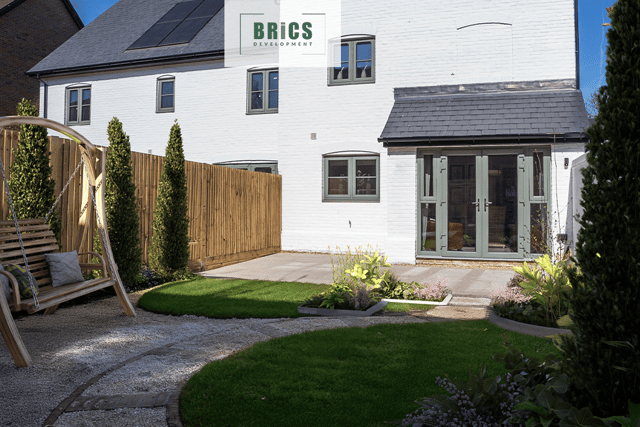 The garden will be landscaped before the new owners move in