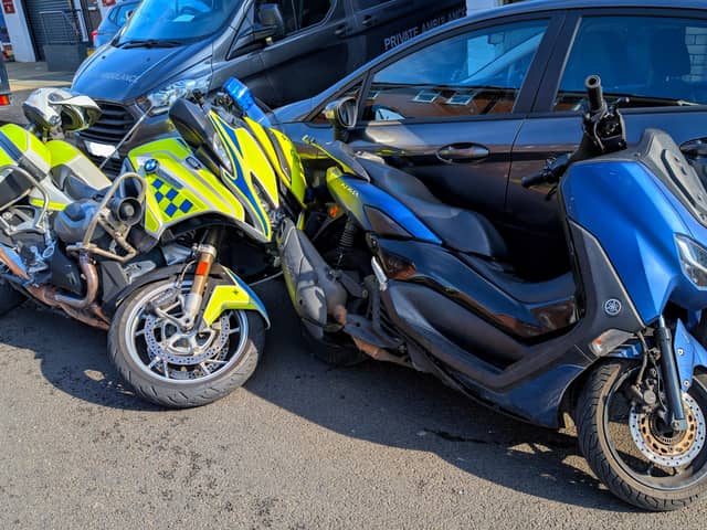 Hampshire and Isle of Wight Roads and Policing Unit have taken down a motorcyclist after they failed to stop on multiple occasions. 