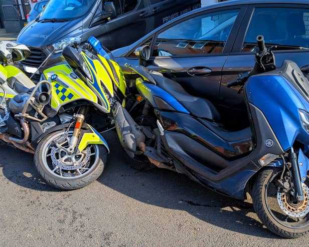 Hampshire and Isle of Wight Roads and Policing Unit have taken down a motorcyclist after they failed to stop on multiple occasions. 
