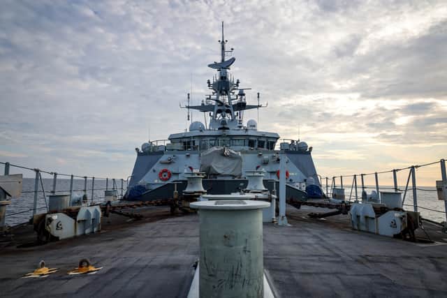 Pictured: HMS Spey.