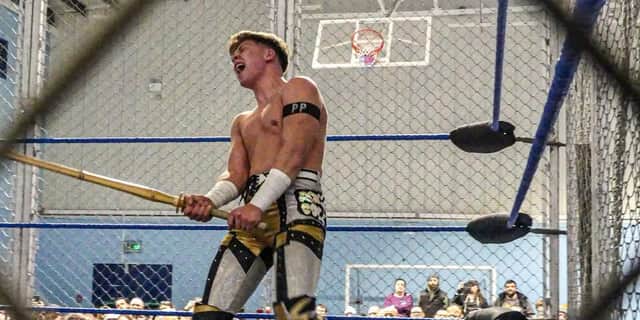 Archie Martin performing as The Nightmare Kid Archie Cole.