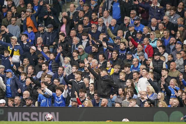 Pompey fans enjoyed Easter as their side clinched Championship safety following successive victories. Picture: Jason Brown/ProSportsImages