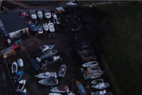 Fire crews left the scene at 9pm on April 22 having been tackling the blaze since 4pm.
